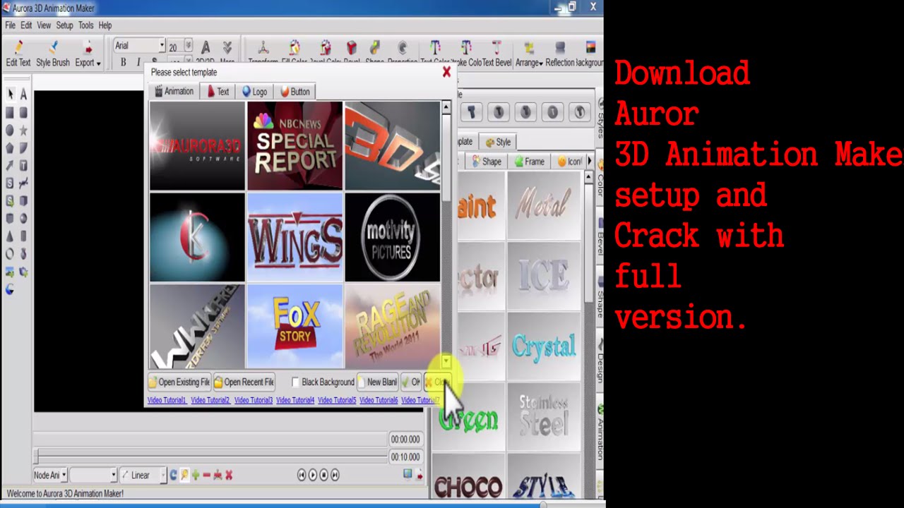 Download Aurora 3d Animation Maker Full Version With Crack